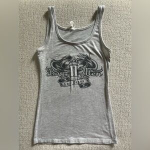 Gray Boys II Men Vegas Tank Top Size Small🩶